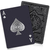 Playing Cards, Plastic Playing Cards, Deck of Cards, Waterproof Poker Cards, Black Standard Playing Card for Adults, Cool Premium Poker Card Set