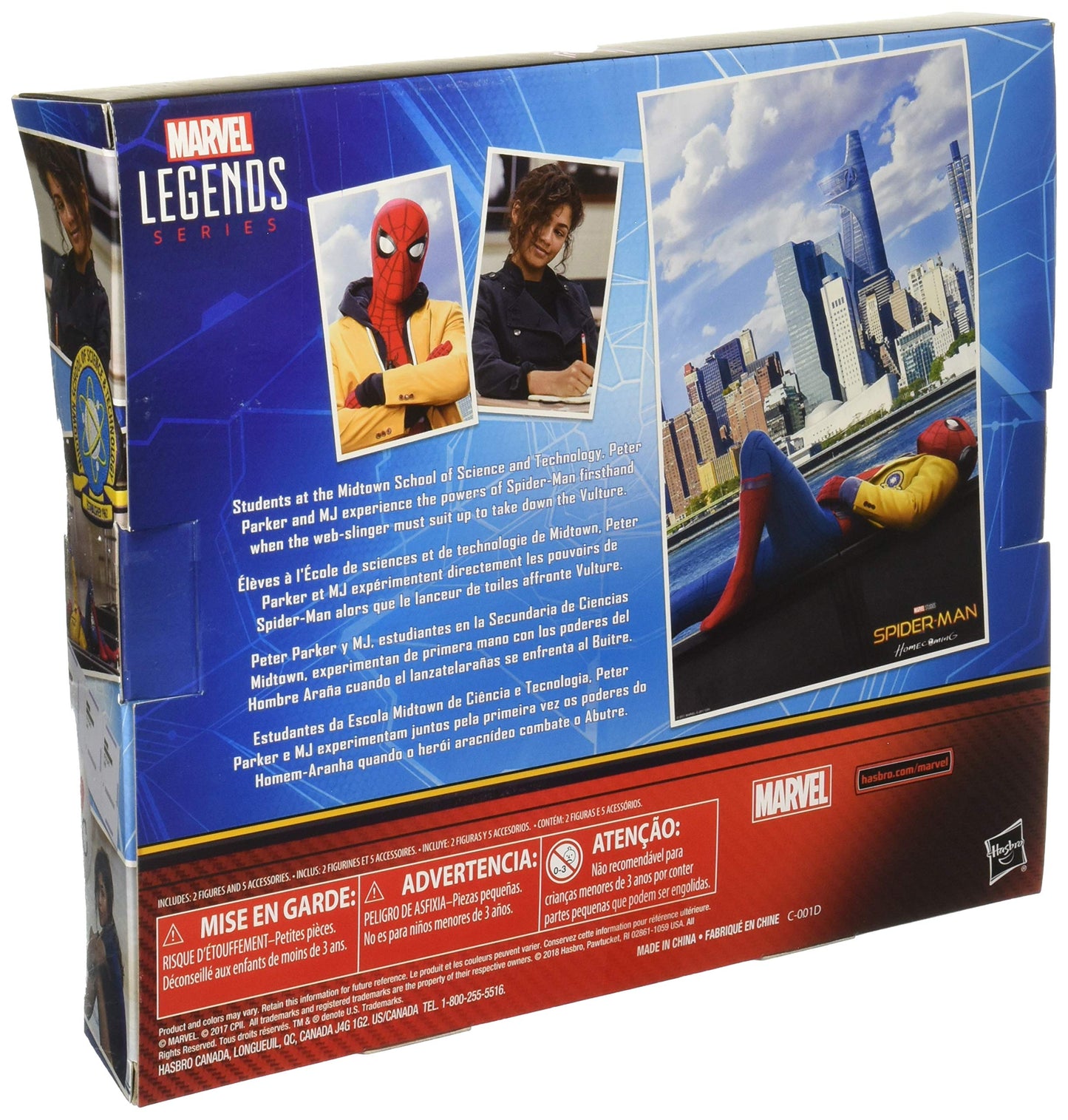 Marvel Legend 2-Pack Spider-Man Homecoming Spiderman and MJ