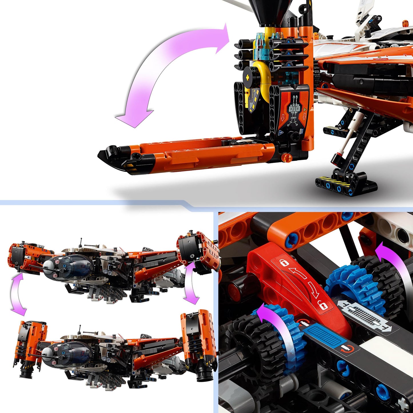 Lego TECHNIC VTOL Heavy Cargo Spaceship LT81 Set 42181