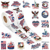 5wsech United States 250th Anniversary Roll Stickers for Kids - 1000Pcs 4th of July 1776-2026 America Flag Elements Patriotic Decals for Independent