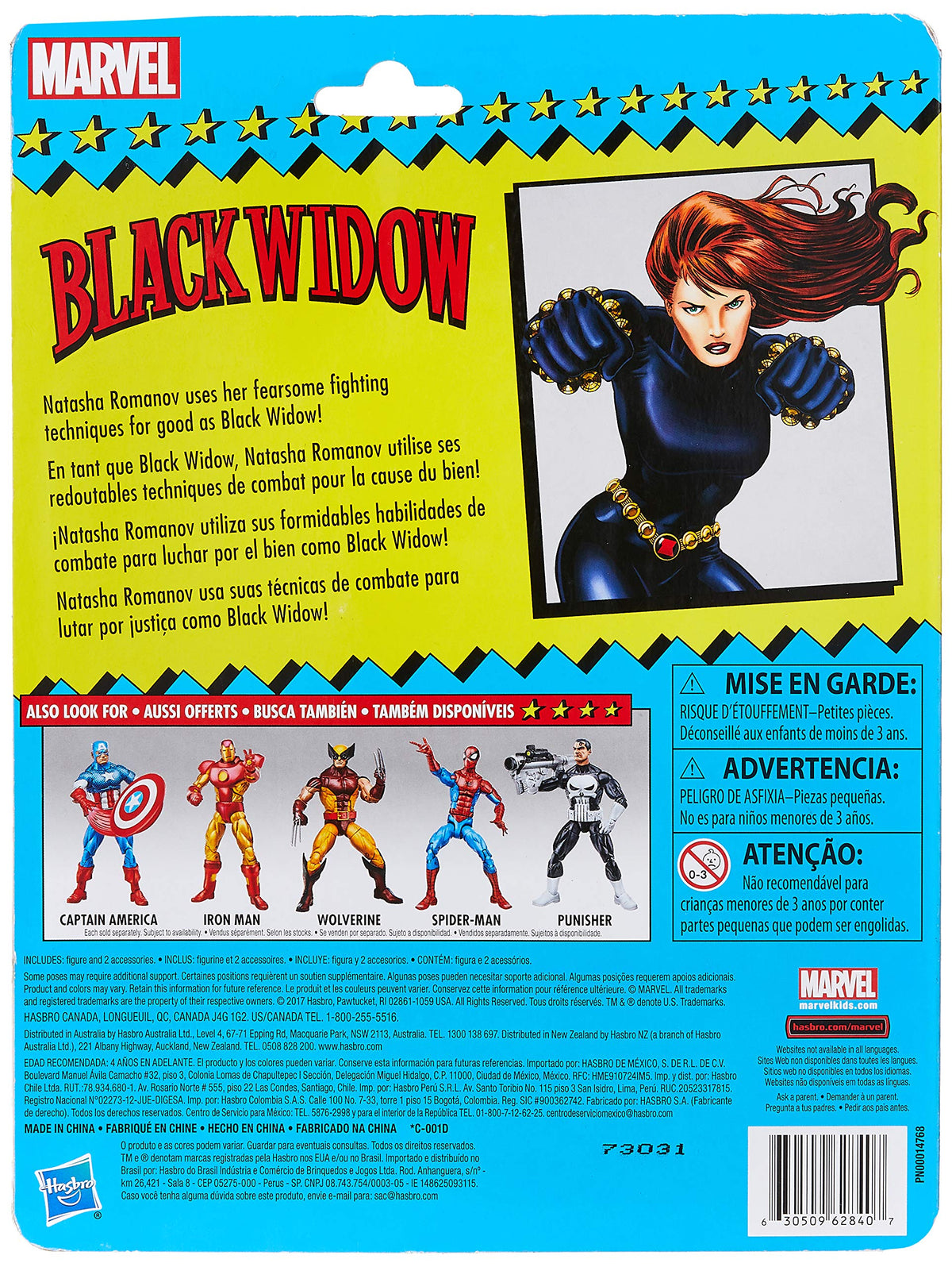 Marvel Retro 6-inch Collection Black Widow Figure