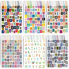 48 Sheets Magazine Letter Stickers, 3184 PCS Ransom Letter Stickers Vintage Alphabet Number Sticker for Journaling, Self Adhesive Small Vinyl Letter