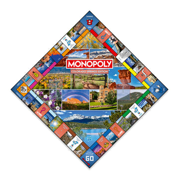 Monopoly Board Game - Colorado Springs, CO Edition: 2-6 Players Family Board Games for Kids and Adults, Board Games for Kids 8 and Up, Great for Game