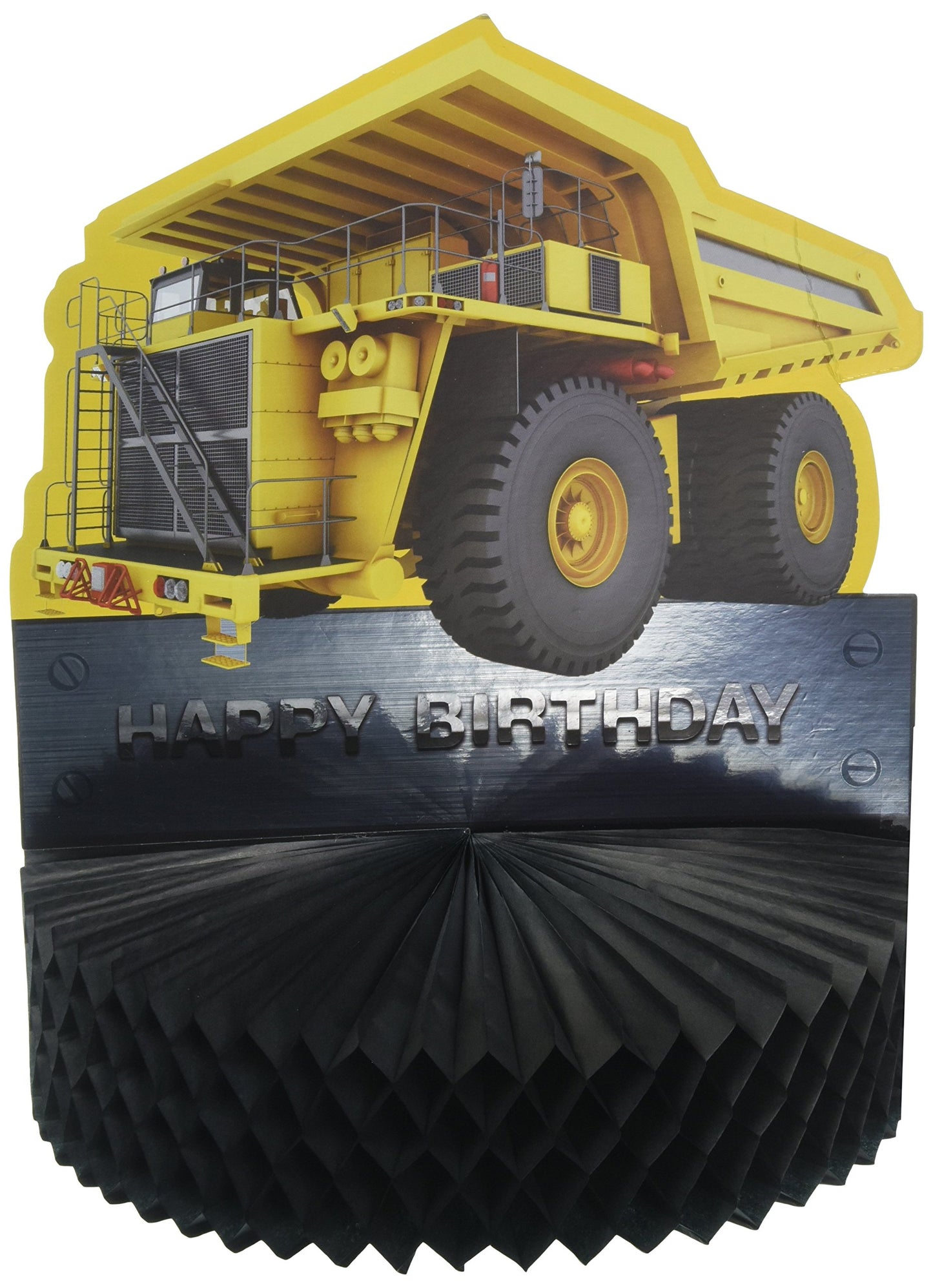 Creative Converting Construction Zone Birthday Centerpiece, Multi-colored, 12 3/4"