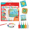 Faber-Castell 3D Sand Painting Kit for Kids: Create 5 Sand Art Pictures, DIY Arts and Crafts for Kids, Art Projects and Gifts for Girls and Boys (Ages