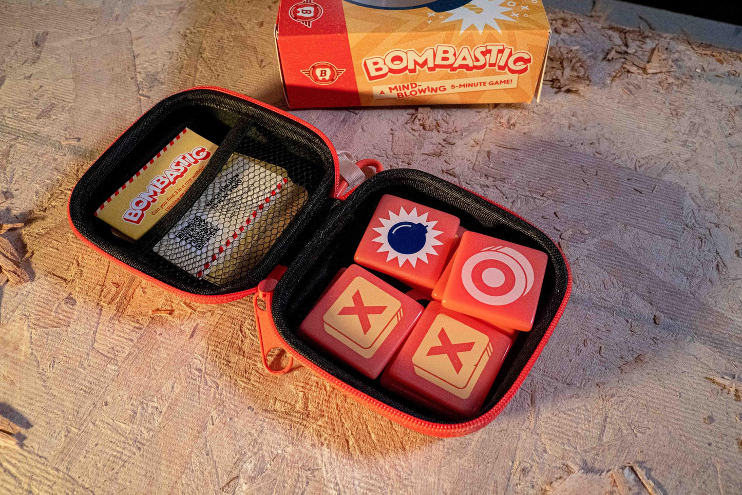 Bitewing Bombastic Board Game for Adults and Kids - 2 Player Explosive Game of Tic-Tac-Toe - Find Three in A Row Without Triggering A Boom - 5 Minutes