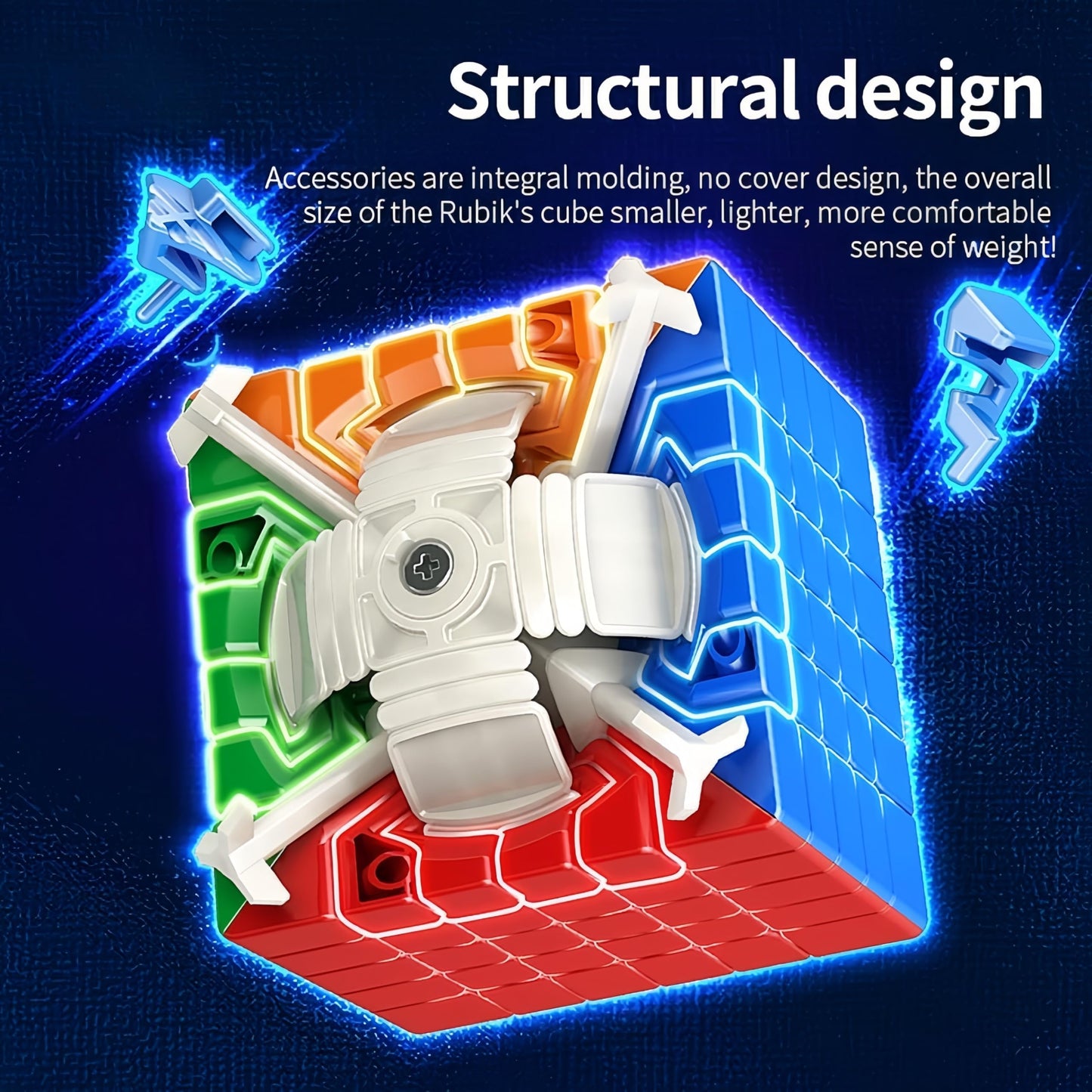 LiangCuber Moyu Meilong 6x6 Speed Cube Stickerless,Meilong 6 V2 Upgraded Version Puzzle Cube Education Toys Magic Cubes