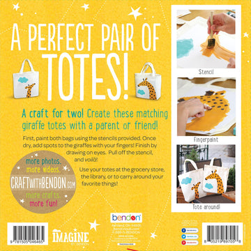 Bendon Imagine Craft with Me Tote Bags Craft Kit (89705)