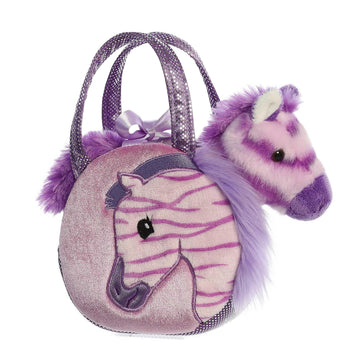 Aurora® Fashionable Fancy Pals™ Jungle Bundles Zebra Stuffed Animal - Plush with Stylish Purse for Dress Up Fun - Perfect for Kids 3+ Years, Costumes