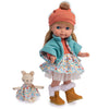 JC Toys Chloe by Berenguer | 15" Nature Collection Fashion Doll | Long Blonde Hair | Multi Piece Removable Fasion Outfit | All Vinyl Posable Doll |