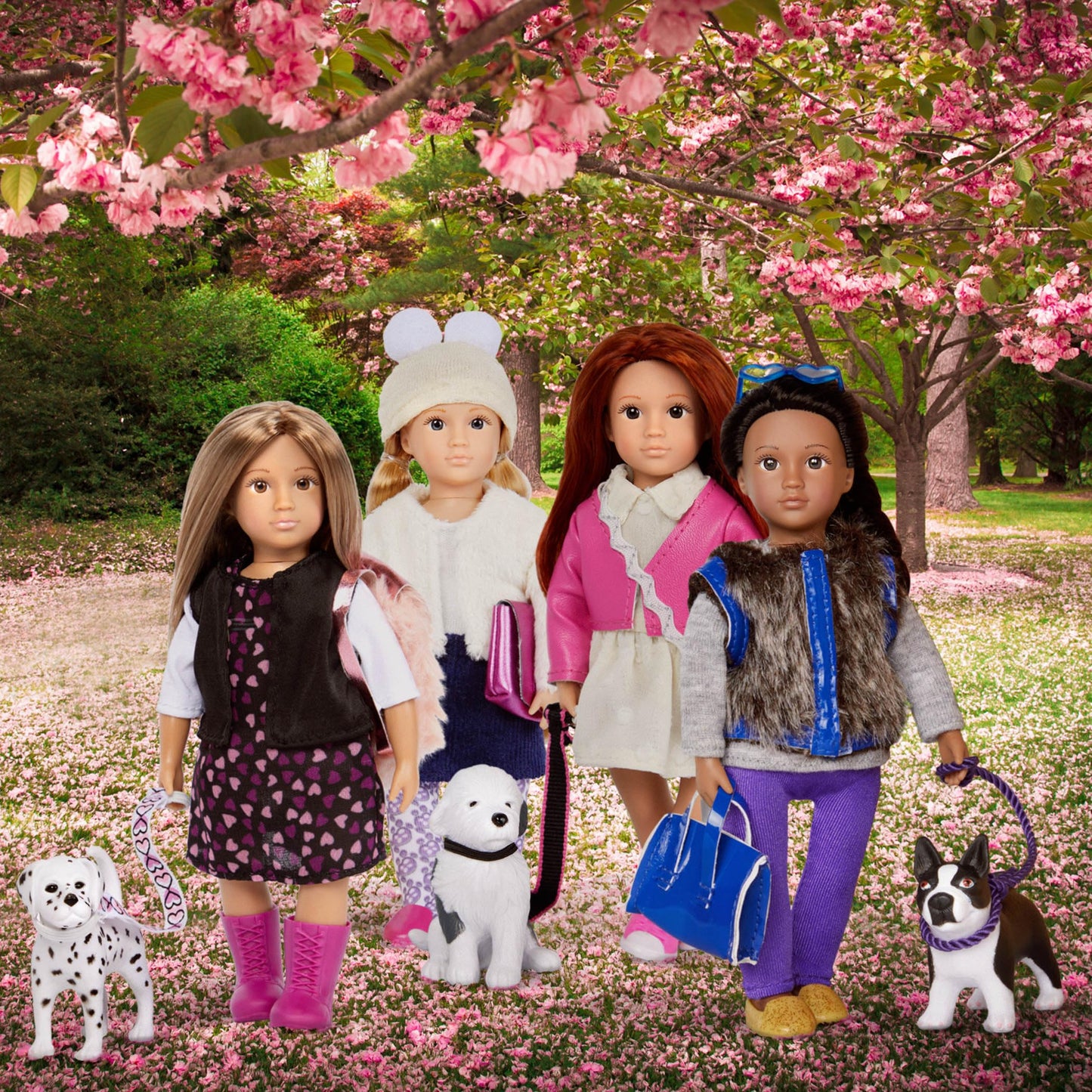 Lori - Mini Doll & Toy Dog - 6-Inch Doll & Puppy - Play Set with Outfit, Animal & Accessories - Playset for Kids - 3+ Years- Gia & Gunner
