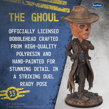 Royal Bobbles Fallout TV Series The Ghoul - 8” Inches Tall - Collectible Bobblehead Statue