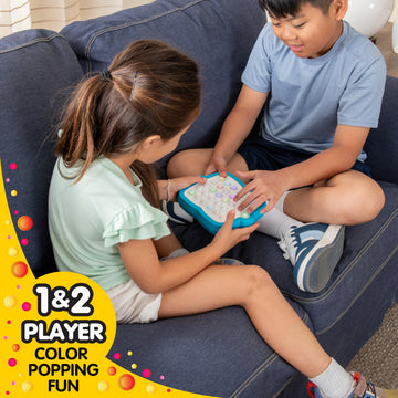Pop It! Duel - Bubble Popping Game for 1-2 Players, 6 Ways to Play, Multicolor Light Up Fidget Toy for Kids and Adults