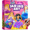 Dan&Darci Jab Jab Art Magical Princesses Kit - Gifts for 5 Year Old Girls - Arts and Crafts for Kids Ages 4-8, 4-6 - Mess-Free Craft - Birthday Gift
