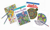 Faber-Castell Creative Haven Dream Doodles & Magical Mandals Coloring Books with Pencils & Sharpener