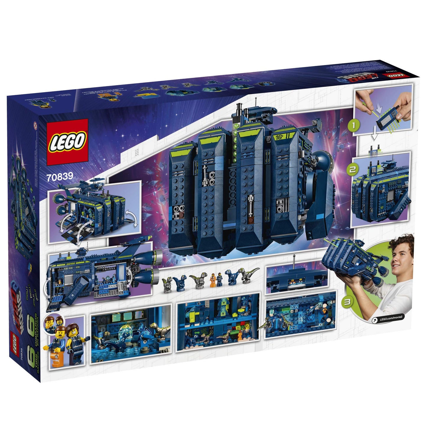 LEGO THE Movie 2 The Rexcelsior; 70839 Building Kit (1820 Pieces)