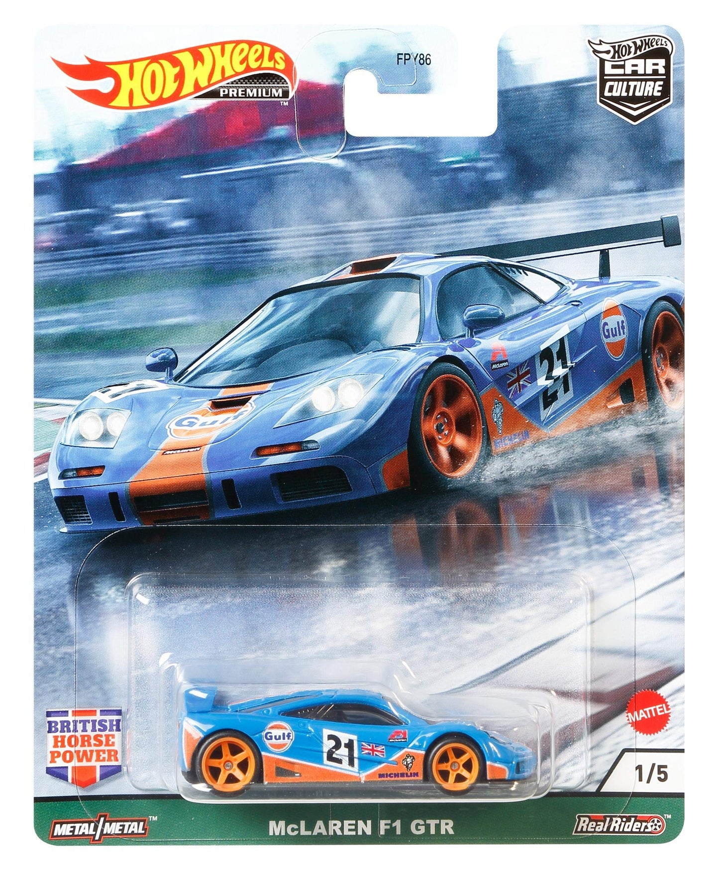 Hot Wheels Car Culture Circuit Legends Vehicles for 3 Kids Years Old & Up, Premium Collection of Car Culture 1:64 Scale Vehicles
