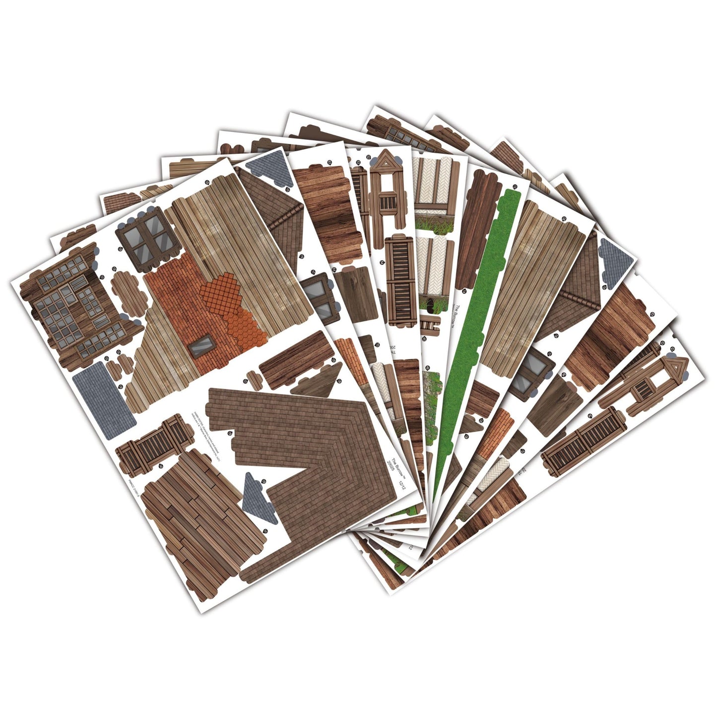 4D Cityscape Harry Potter 3D Paper Puzzles (The Burrow)
