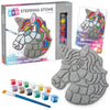 MindWare Paint Your Own Stepping Stone Unicorn - Kit Includes Weather Proof Stone, Paint and Brushes