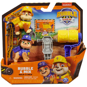Ruben & Compagnie - Pack of 2 Ruben & Mix Figures + Accessories - Collectible Figure - Kinetic Sand and Kinetic Sand - Paw Patrol Toy - Children's Toy