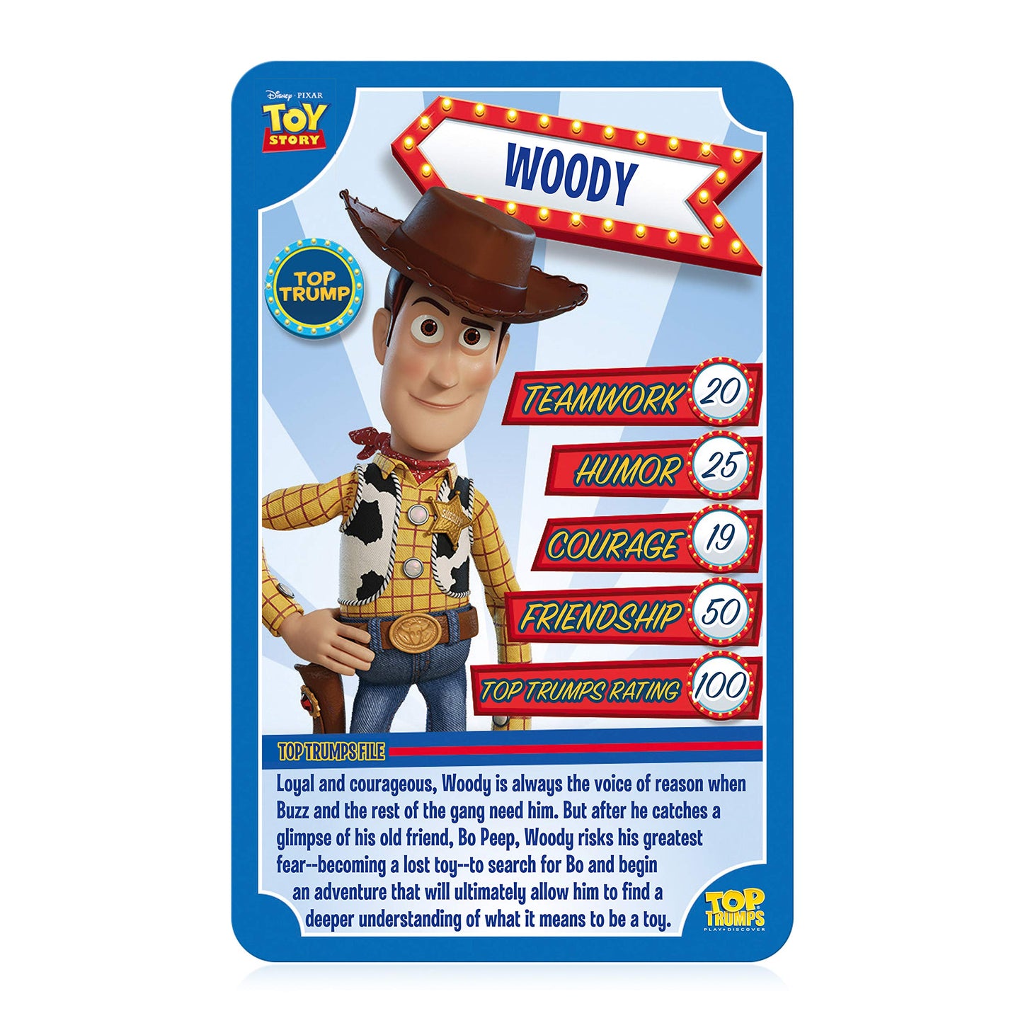 Top Trumps Card Game Disney Pixar Toy Story - Family Games for Kids and Adults - Learning Games - Kids Card Games for 2 Players and More - Kid War