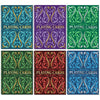 Playing Cards 12 Pack, Decks of Cards, Poker Size Standard Index Deck in 6 Unique Colors, Playing Cards Bulk for Family Game Night, Blackjack