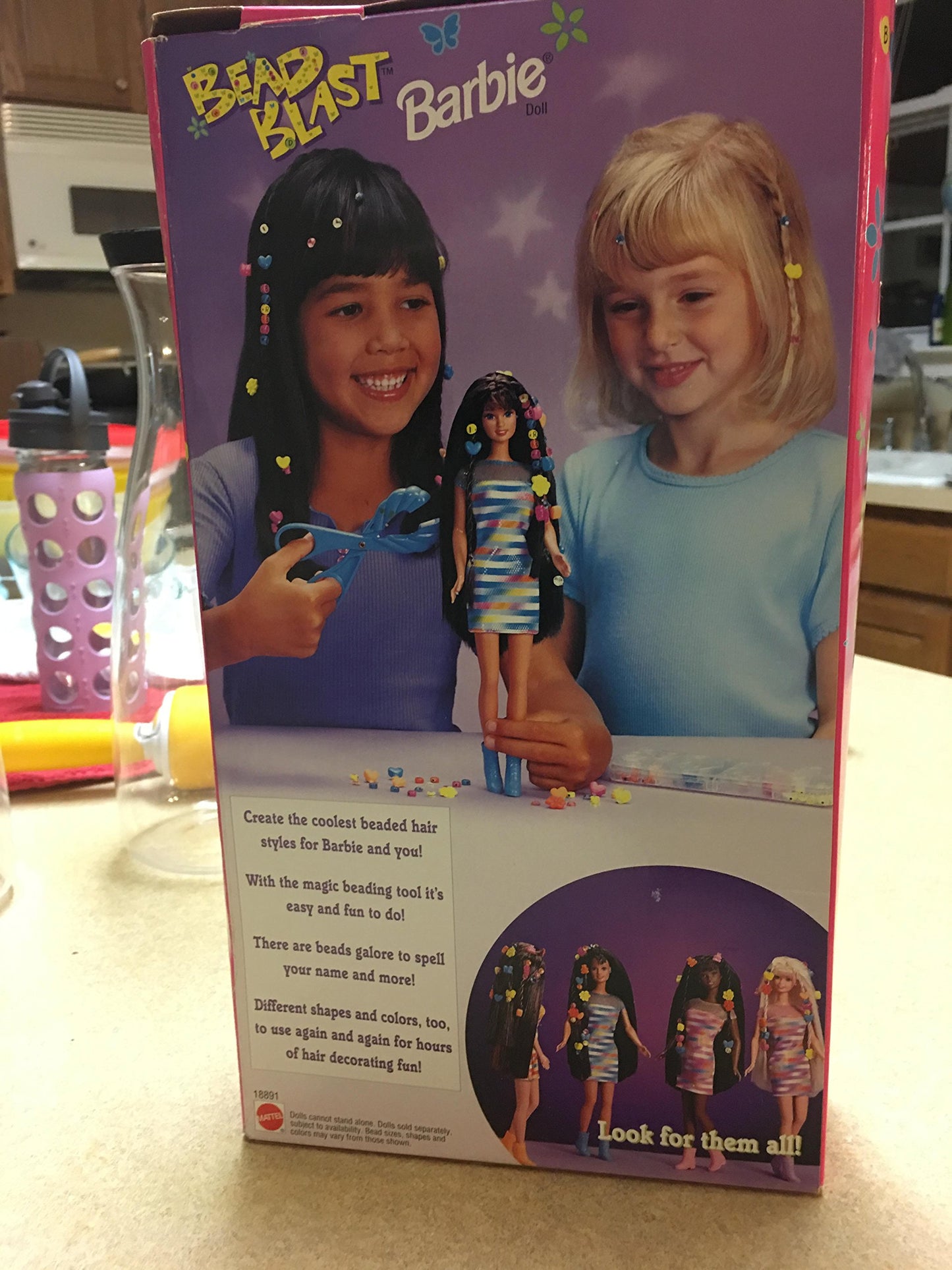 Barbie Brunette Bead Blast