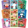 JOYIN 48 Pcs Christmas Make A Face Sticker Sheets Make Your Characters with Santa Santa, Gnome, Reindeer, Snowman, Gifts for Kids School Activities