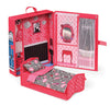 Badger Basket Portable Home & Go Dollhouse Playset with Travel Storage Case & Accessories - for 12-Inch Dolls - Convenient & Compact
