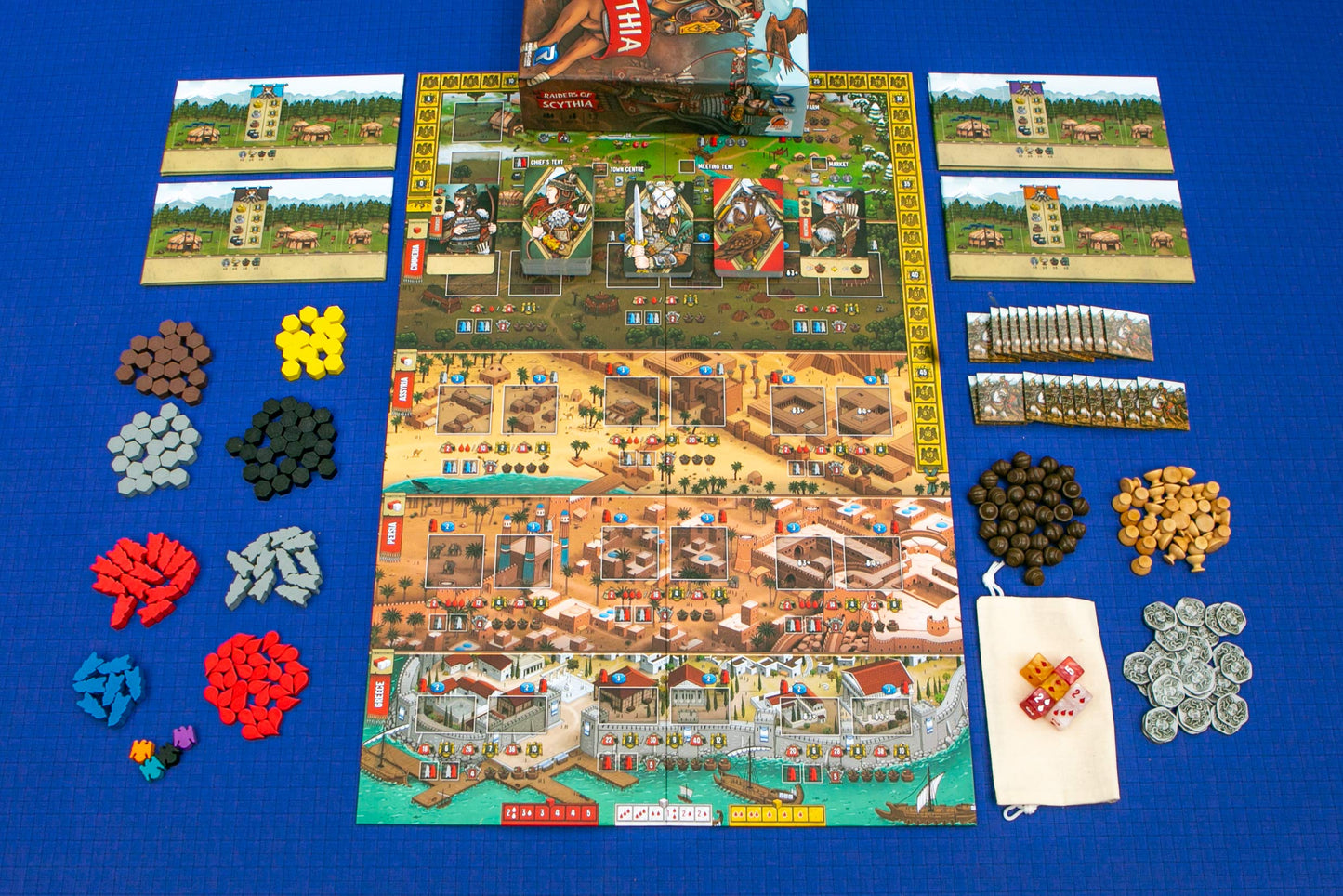Renegade Game Studios Raiders of Scythia: Strategy Board Games Ages 12+, 1-4 Players