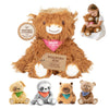 Lilly's Love Weighted Stuffed Animals for Adults & Kids - 5lb Highland Cow Plush for Anxiety, ADHD & Sensory | Machine Washable Weighted Stuffed