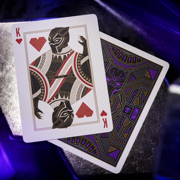 theory11 Black Panther Premium Marvel Playing Cards, Poker Size Standard Index, Foil Playing Cards
