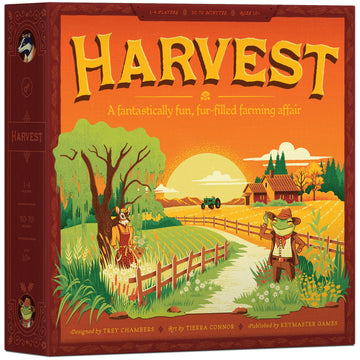 Keymaster Games Harvest | Strategy Board Game for Adults, Families, and Couples | Cozy Farming Experience | Easy-to-Learn | Quick 60-Minute Play