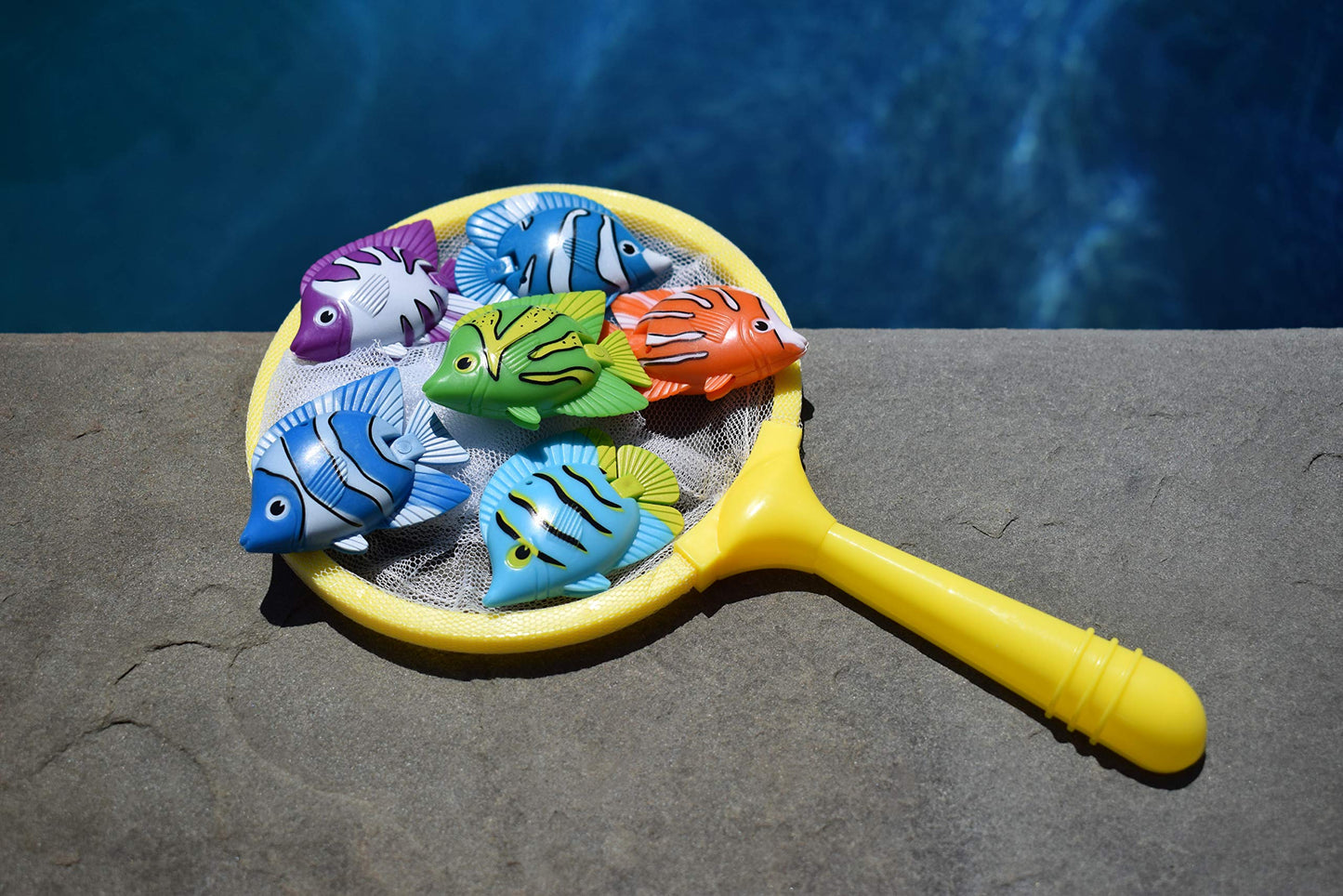 Swimline | Underwater Pool Dive Toys for Kids | Fish Catch Game with Net