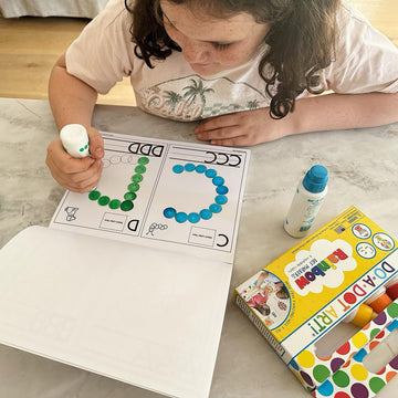 Do A Dot Art! Play and Learn Creative Activity and Coloring Book. Great for Learning Numbers, Letters and Shapes. Preschool Kindergarten Teacher