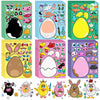 JOYIN 24 PCS Easter Stickers Mix and Match Make a Face Animal Stickers with Easter Egg Themed Pig, Bunny, Chicken, Cow, Sheep, Duck Party Favor