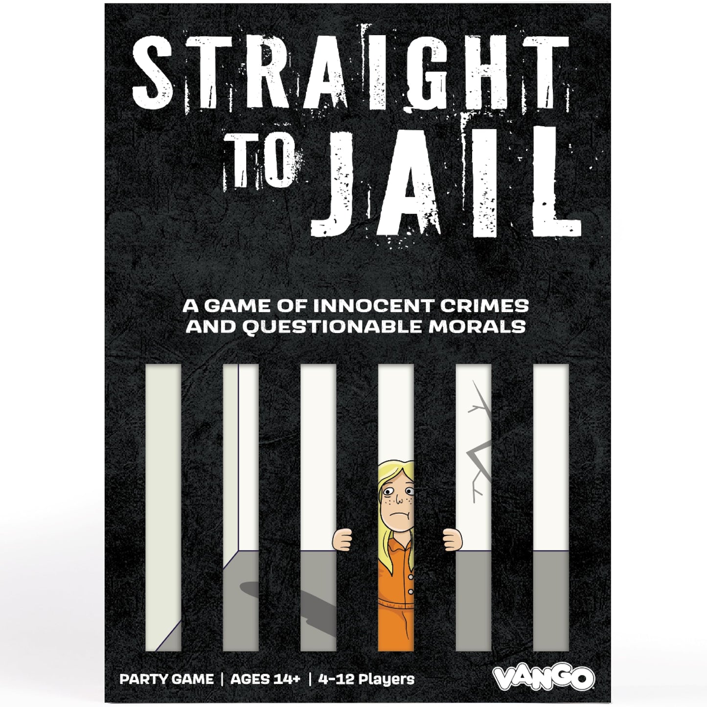 Vango Straight to Jail - A Game of Innocent Crimes and Questionable Morals - Ages 14 and Up - Card Game for 4 to 12 Players