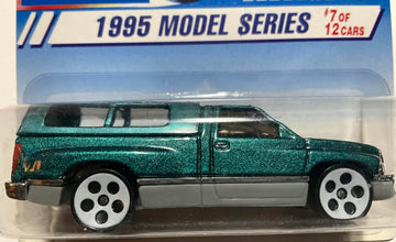 Hot Wheels Green Dodge RAM 1500 #348 (Coolest to Collect!) 5 DOT