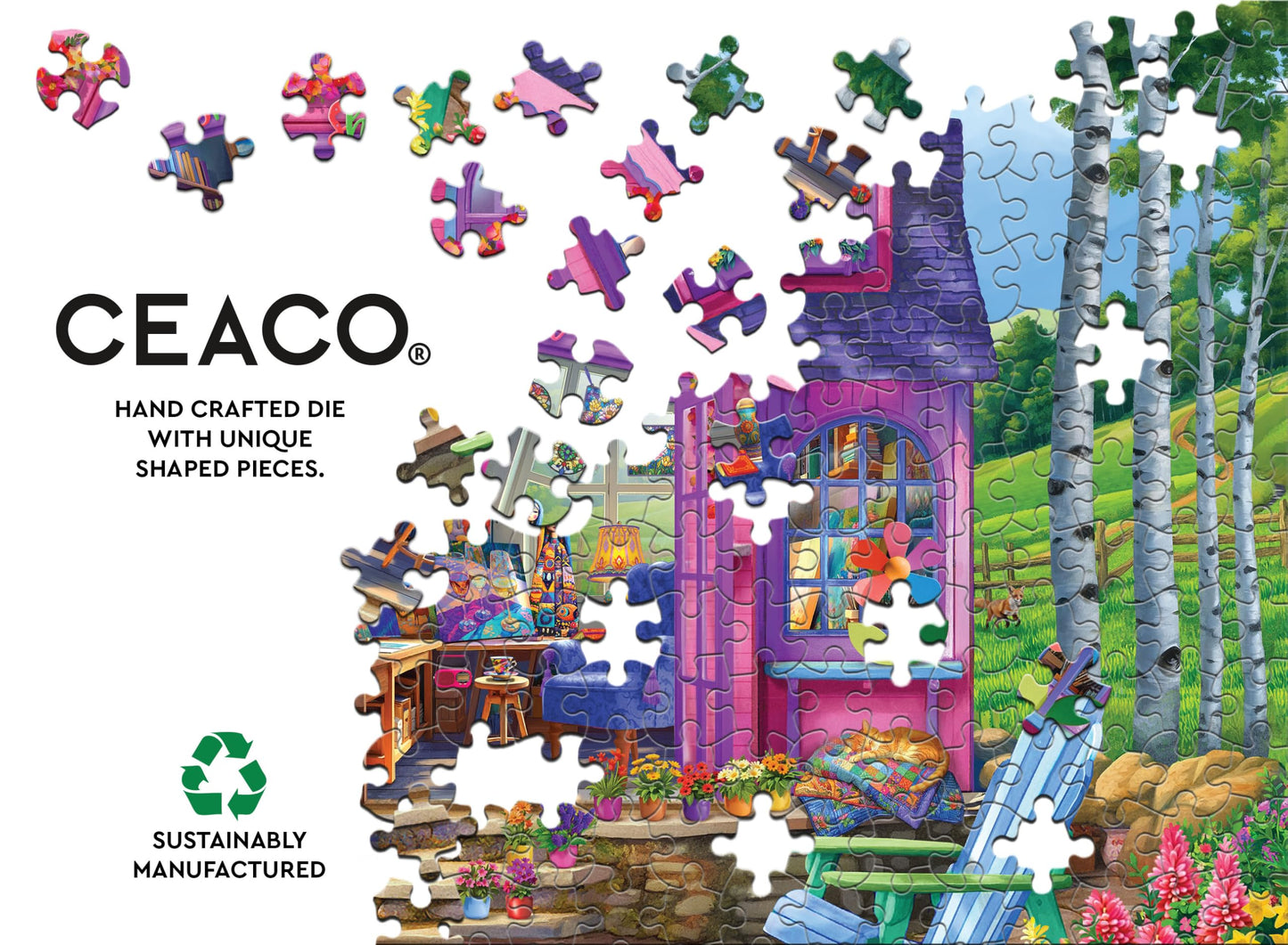 Ceaco - She Shed Studio - 500 Large Piece Jigsaw Puzzle for Adults