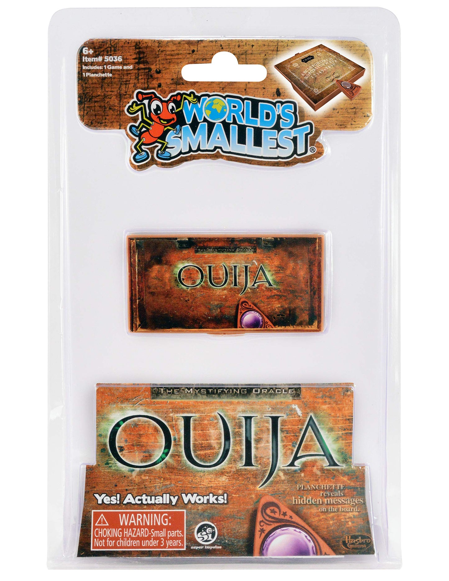World's Smallest Ouija Board Game for 1 player
