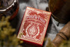Prestige Radiance Playing Cards, Poker Size, Premium Black Deck, Magic The Gathering Theme (Red)