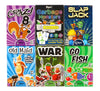 Regal Games Card Games for Kids - Go Fish, Crazy 8's, Old Maid, Slap Jack, Garbage Monster, War - Simple & Fun Classic Family Table Games - Games May