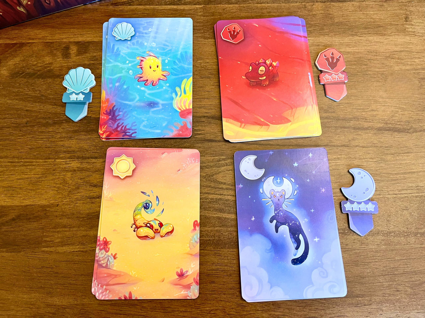 Scorpion Masqué Mooki Island | Adorable Set Collection Card Game for Kids | Befriend Whimsical Creatures & Earn Trophies | Beginner Strategy Board