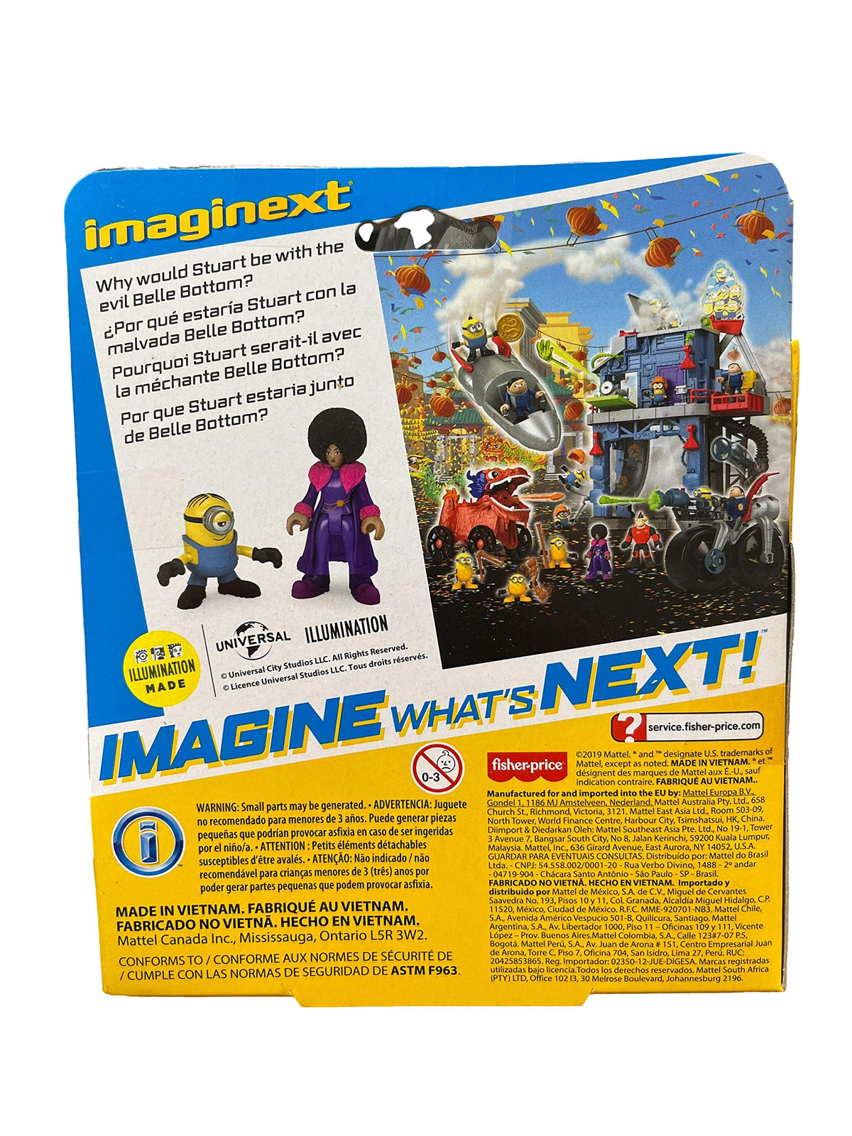 IMAGINEXT Minions Stuart & Belle Bottom