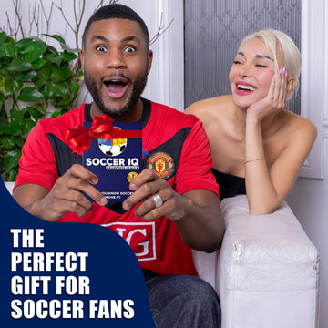 SOCCER IQ Soccer Trivia Card Game Champions League Version - 150 Soccer Trivia Questions, Best Soccer Gifts for Boys | Soccer Games for Kids