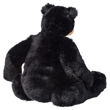 Mary Meyer Teddy Bear Stuffed Animal Soft Toy, 14-Inches, Burly Black Bear