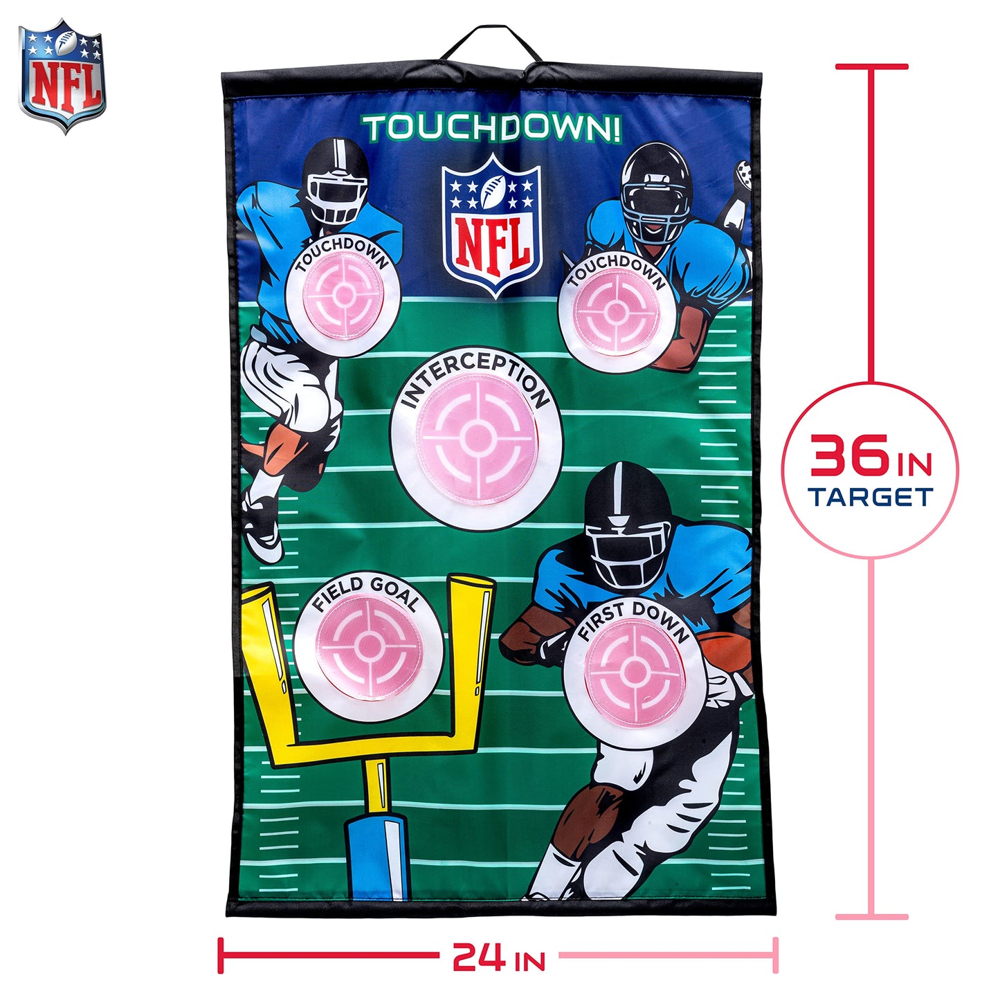 Franklin Sports NFL Football Target Toss Game with 3 Mini Balls