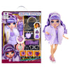 RAINBOW HIGH Creative Crystals Purple - 28 cm Purple Mannequin Doll with Crystal Accessory Kit, Ring for You, Resin Game, Gift for 8+ Years