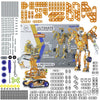 MALUVRIAN Erector Set for Boys & Girls - Metal Model Kits for Adults, Teens & Advanced Kids - Stem Toys - Build A Robot or Excavator - Educational