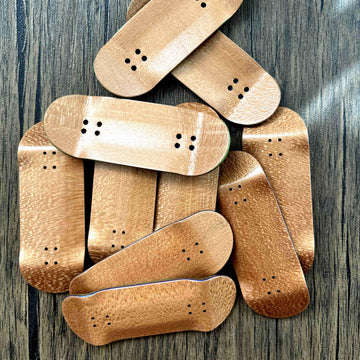 NOAHWOOD 2025 16G Fingerboard Deck (5-Layer Colour Maple Wooden Pro Deep Concave 35 x 97mm Handmade Deck) Brown